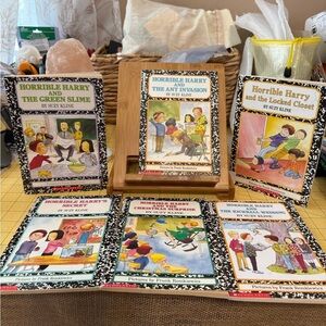 Horrible Harry Book Set of 6 Books- Colorful Covers